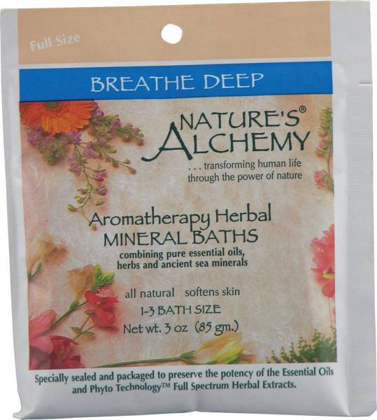 Nature's Alchemy - Nature's Alchemy Aromatherapy Bath Breathe Deep 3 oz