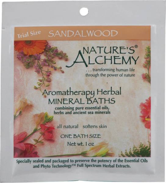 Nature's Alchemy - Nature's Alchemy Aromatherapy Bath Sandalwood 1 oz