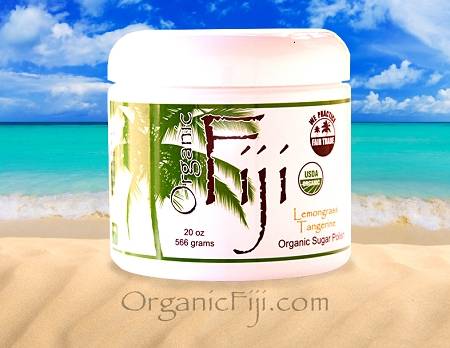 Organic Fiji - Organic Fiji Lemongrass Tangerine Sugar Polish 20 oz