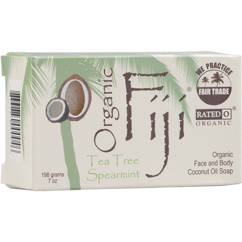 Organic Fiji - Organic Fiji Organic Tea Tree Spearmint Bar Soap 240 gm