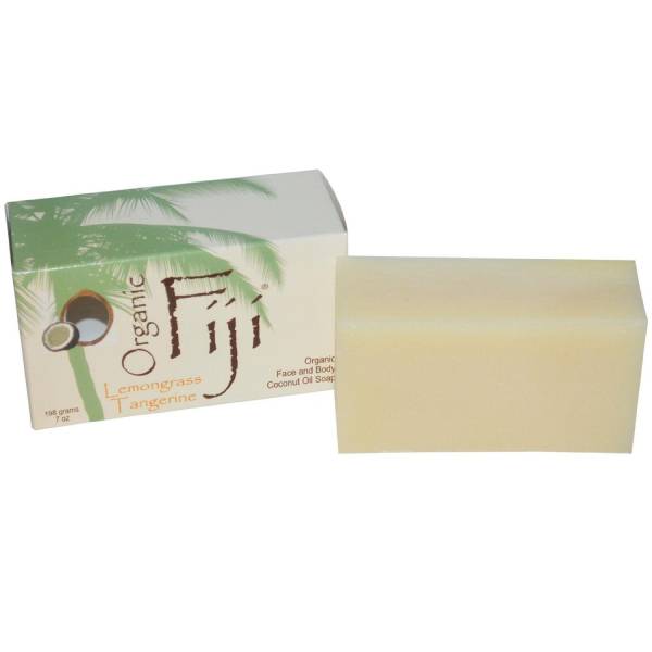 Organic Fiji - Organic Fiji Organic Lemongrass Tangerine Soap Bar 240 gm