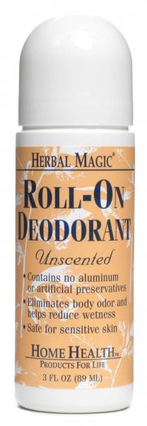 Home Health - Home Health Herbal Magic Roll On Deodorant Unscented 3 oz