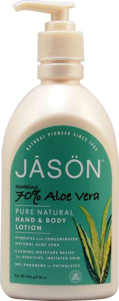 Jason Natural Products - Jason Natural Products Hand/Body Lotion 70% Aloe Vera Gel 16 oz