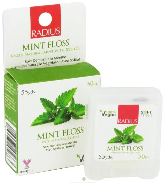 Radius - Radius Floss Vegan Xylitol Mint 6 pc