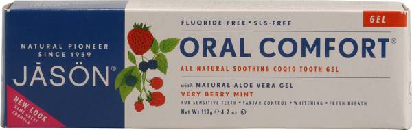 Jason Natural Products - Jason Natural Products Toothpaste Oral Comfort Non-Fluoride CoQ10 Gel 4.2 oz