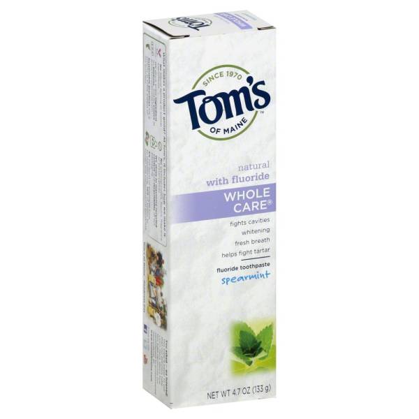 Tom'S Of Maine - Tom's Of Maine Toothpaste Whole Care w/Fluoride Spearmint 4.7 oz