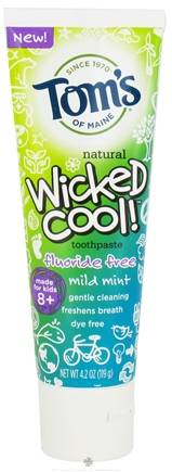 Tom'S Of Maine - Tom's Of Maine Fluoride Free Children's Toothpaste Wicked Cool 4.2 oz