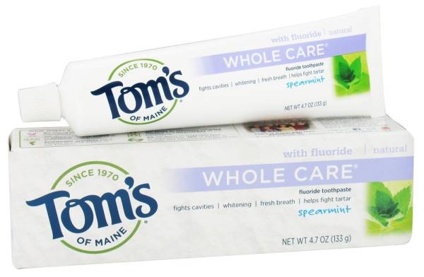 Tom'S Of Maine - Tom's Of Maine Toothpaste Whole Care w/Fluoride Wintermint 4.7 oz