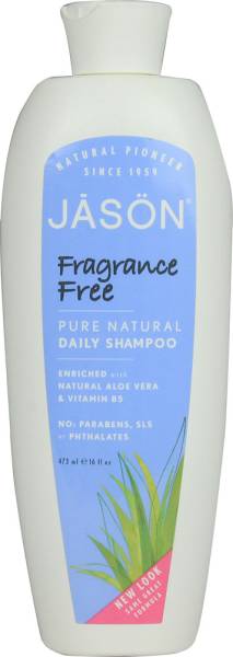 Jason Natural Products - Jason Natural Products Shampoo Daily Fragrance Free 16 oz