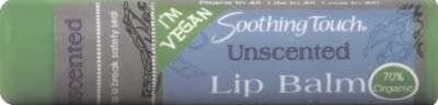 Soothing Touch - Soothing Touch Lip Balm Vegan Unscented 12 pc
