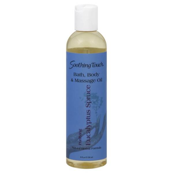 Soothing Touch - Soothing Touch Bath & Body Massage Oil Eucalyptus Spruce 8 oz