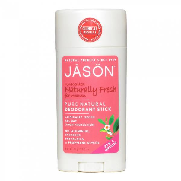 Jason Natural Products - Jason Natural Products Deodorant For Women Stick Unscented 2.5 oz