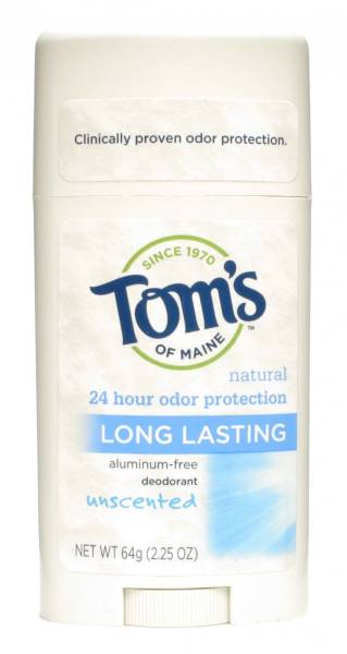 Tom'S Of Maine - Tom's Of Maine Deodorant Stick Long Lasting Unscented 2.25 oz
