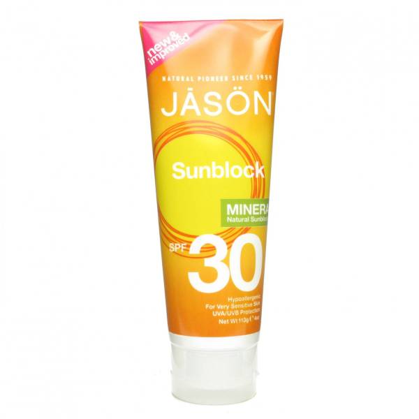 Jason Natural Products - Jason Natural Products Sunbrellas Chemical Free Sun Block SPF30+ 4 oz