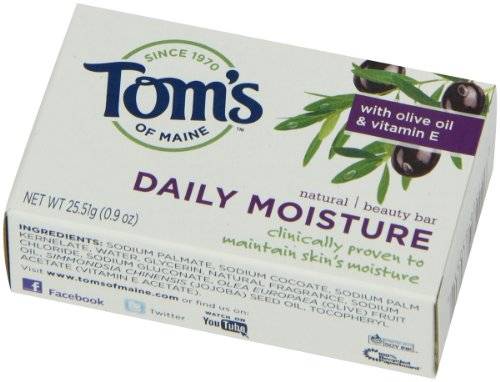 Tom'S Of Maine - Tom's Of Maine Beauty Bar Soaps-Daily Moisture Bar Trial 0.9 oz