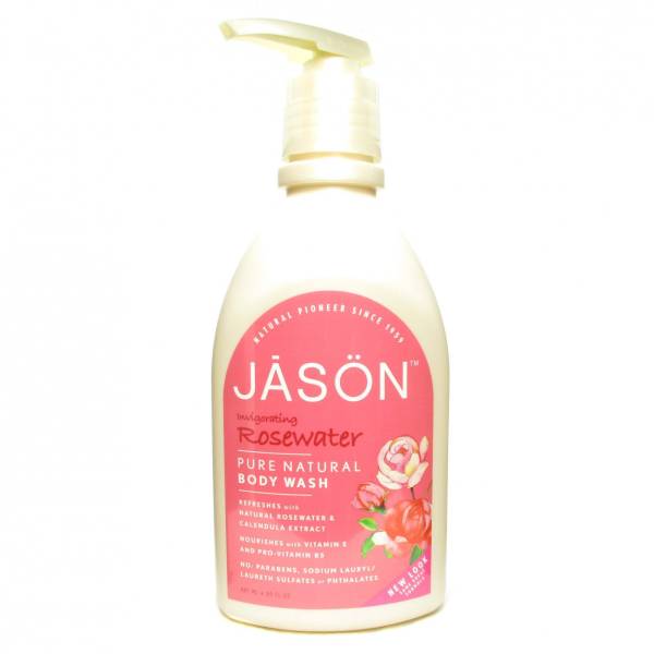 Jason Natural Products - Jason Natural Products Satin Body Wash Glycerine Rose 30 oz