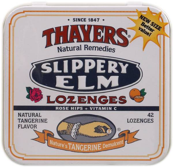 Thayers - Thayers Slippery Elm Lozenges Rose Hips Tangerine 42 loz