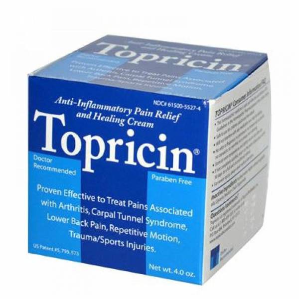Topical Biomedics - Topical Biomedics Topricin Cream 4 oz