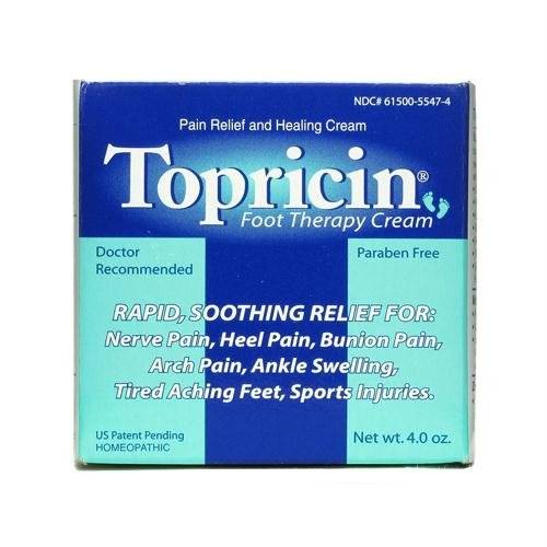 Topical Biomedics - Topical Biomedics Topricin Foot Therapy Cream 4 oz