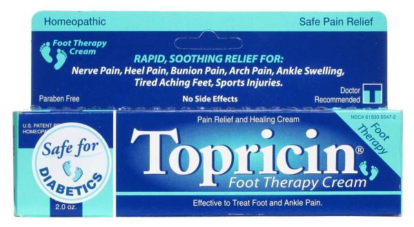 Topical Biomedics - Topical Biomedics Topricin Foot Therapy Cream 2 oz