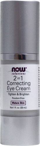 Now Foods - Now Foods 2 in 1 Correcting Eye Cream 1 fl oz