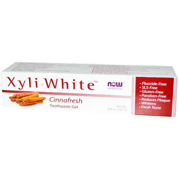 Now Foods - Now Foods XyliWhite Toothpaste Gel 6.4 oz - Cinnafresh