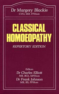 Books - Classical Homoeopathy - Dr. Margery Blackie