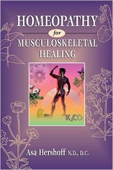Books - Homeopathy for Musculoskeletal Healing - Asa Hershoff