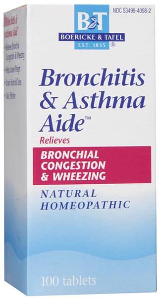 Boericke & Tafel - Boericke & Tafel Bronchitis & Asthma Aide 100 tab