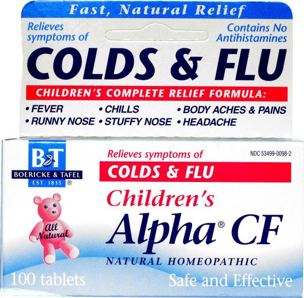 Boericke & Tafel - Boericke & Tafel Children's Alpha CF Colds/Flu 100 tab