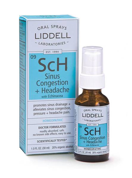 Liddell Laboratories - Liddell Laboratories Homeopathic Remedies - Sinus Congestion + Headache 1 oz