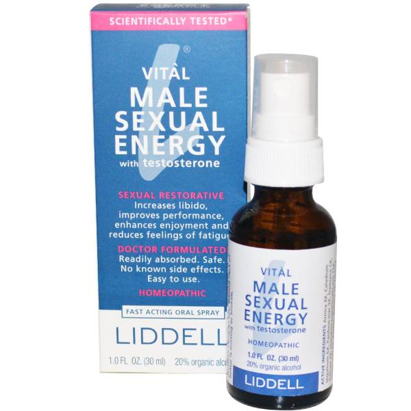 Liddell Laboratories - Liddell Laboratories Homeopathic Remedies - Vital Male Sexual Energy 1 oz
