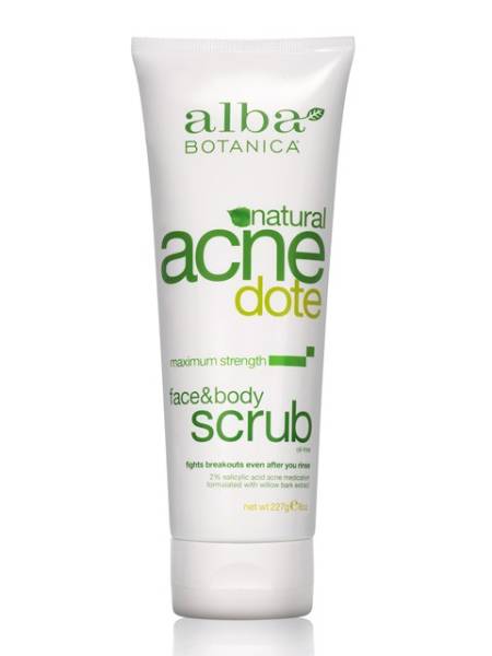 Alba Botanica - Alba Botanica AcneDote Face & Body Scrub 8 oz (2 Pack)