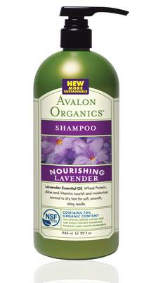 Avalon Organic Botanicals - Avalon Organic Botanicals Shampoo Nourishing Value Size 32 oz- Organic Lavender (2 Pack)