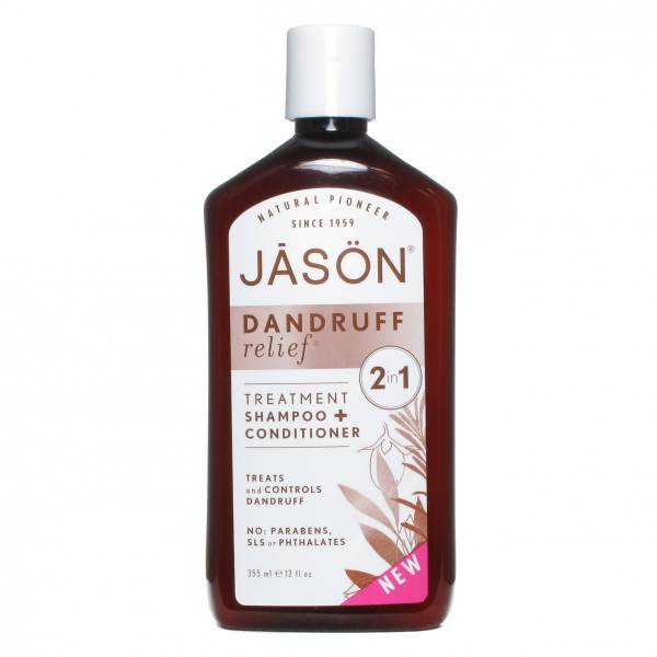 Jason Natural Products - Jason Natural Products Dandruff Relief 2in1 Shampoo + Conditioner 12 oz (2 Pack)