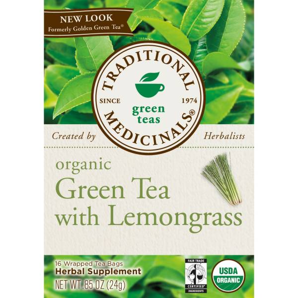 Traditional Medicinals - Traditional Medicinals Golden Green Tea 16 bag (2 Pack)