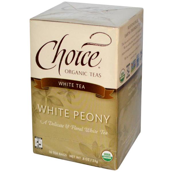 Choice Organic Teas - Choice Organic Teas White Peony 16 bags (2 Pack)