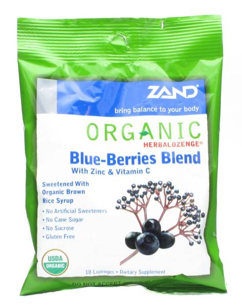 Zand - Zand HerbaLozenge - Organic Blue Berries 18 loz