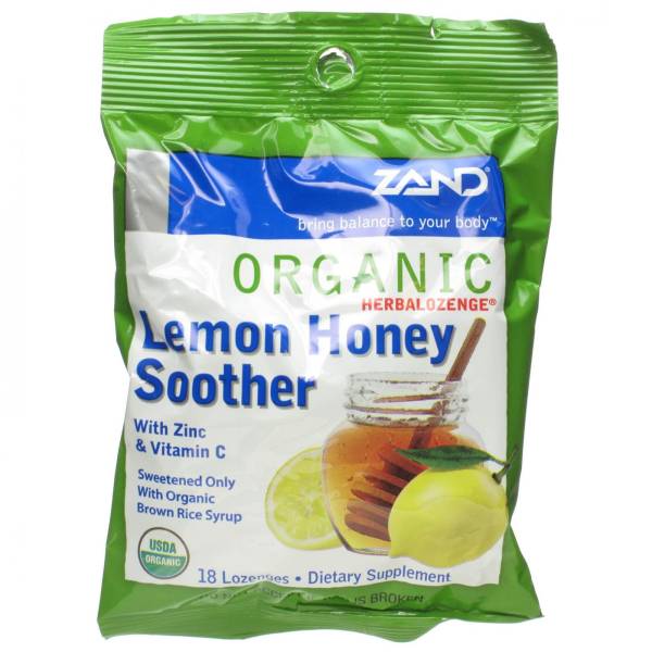 Zand - Zand HerbaLozenge - Organic Honey Lemon 18 loz