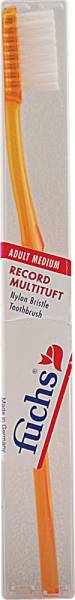 Fuchs Brushes - Fuchs Brushes Record V Multi-Tuft Nylon Toothbrush - Medium