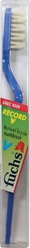 Fuchs Brushes - Fuchs Brushes Record V Natural Toothbrush - Hard