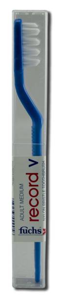 Fuchs Brushes - Fuchs Brushes Record V Nylon Toothbrush - Medium