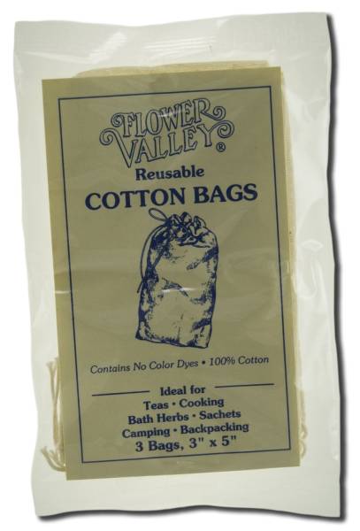 Flower Valley - Flower Valley Reusable Cotton Teabags (3 pack)