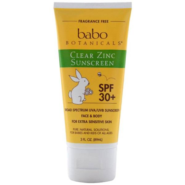 Babo Botanicals - Babo Botanicals Clear Zinc Sunscreen SPF30 3 oz