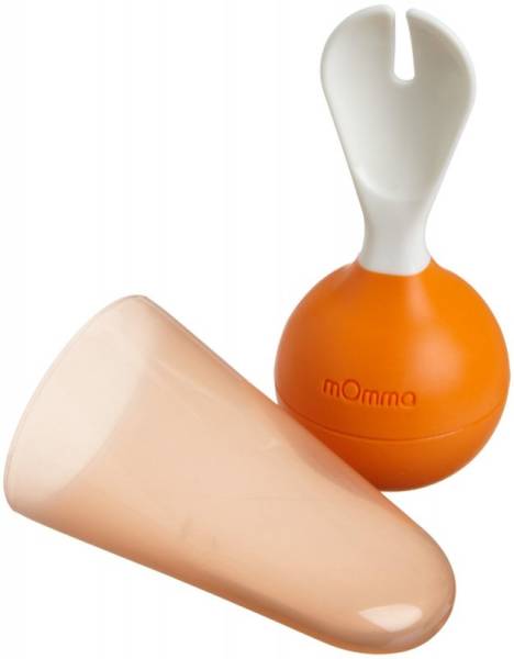 Momma Toddler - Momma Toddler Spill Proof Cup with Dual Handles Orange 1 ct