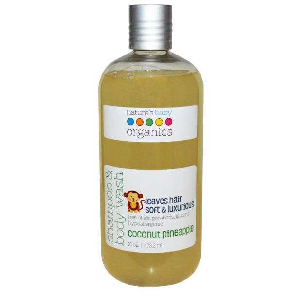 Nature's Baby Organics - Nature's Baby Organics Shampoo & Body Wash Coconut Pineapple 16 oz