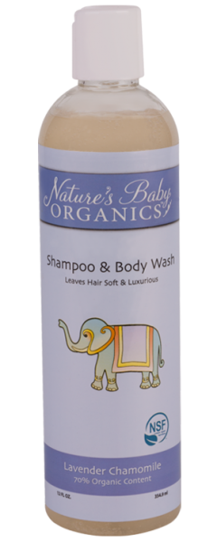 Nature's Baby Organics - Nature's Baby Organics Shampoo & Body Wash Lavender/Chamomile 12 oz