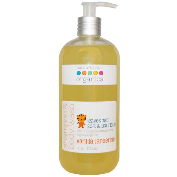 Nature's Baby Organics - Nature's Baby Organics Shampoo and Body Wash All Natural Vanilla Tangerine 16 oz