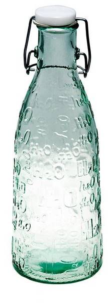 BIH Collection - BIH Collection Recycled Glass H2O Bottle with Clamp 32 oz