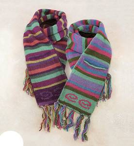 BIH Collection - BIH Collection Nepalese Wool Scarf with Fleece Liner